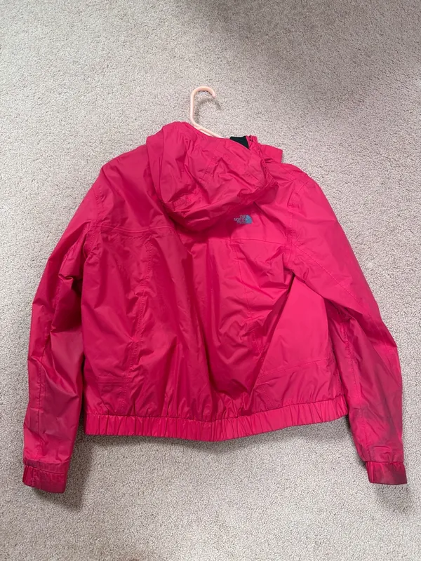 The North Face Hot Pink Hooded Shell Jacket - Image 7