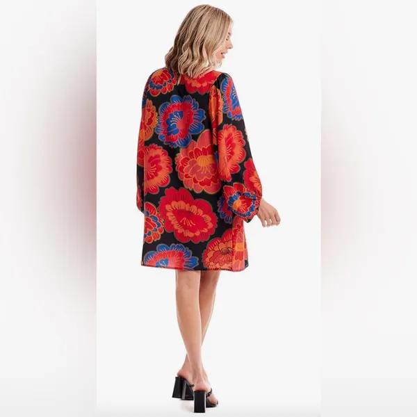 NWT Mud Pie Boutique Bell Sleeve Boho dress size M‎ - Image 3