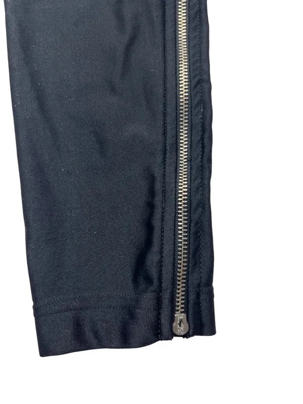 American Apparel Black Leggings With Side Zippers Stretchy Medium 23c - Image 5