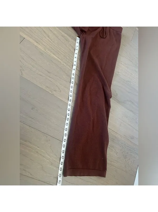 Sweater Set Women's Two Piece Long Sleeve Knit Top Brown - Image 14