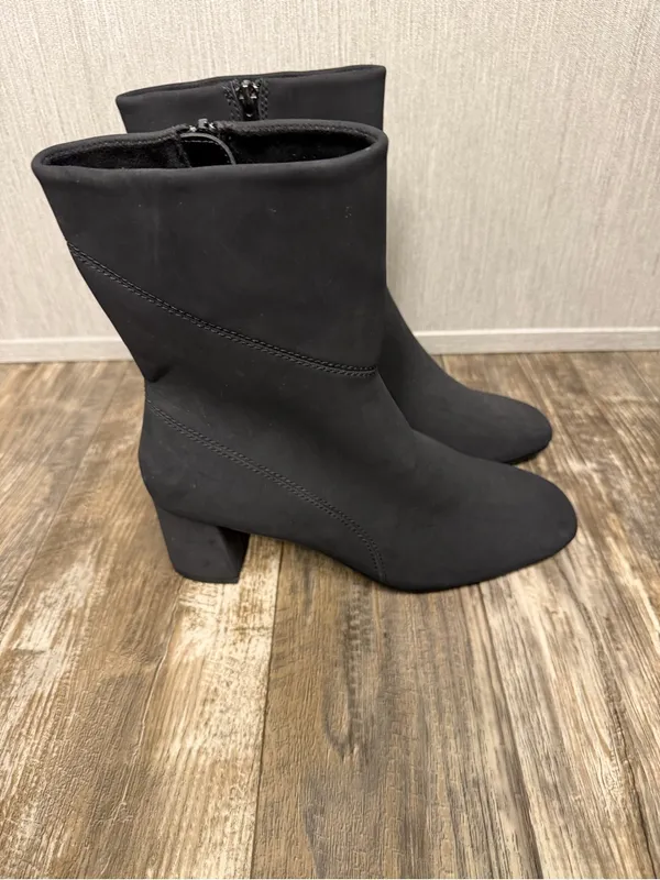 NWOB Bella Vita Classic Black Mid-Calf Block Heel Boots Size 10 Wide - Image 16