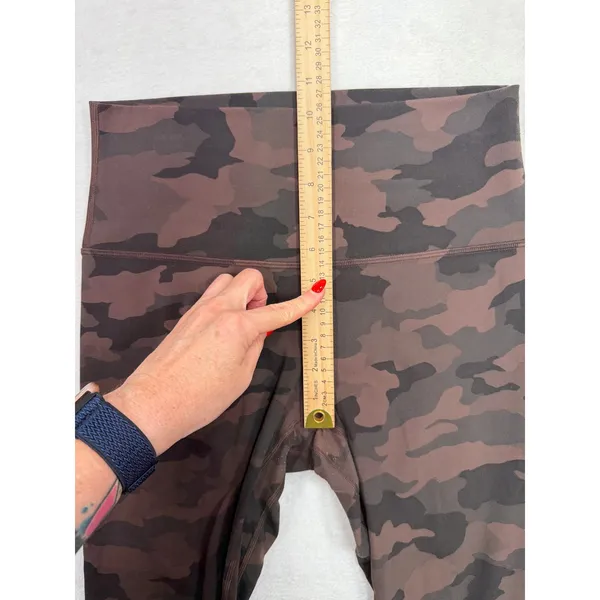 Lululemon Sz 8 Align Crop 23" Heritage 365 Camo Brown Earth Multi Cropped W6BD6S - Image 10