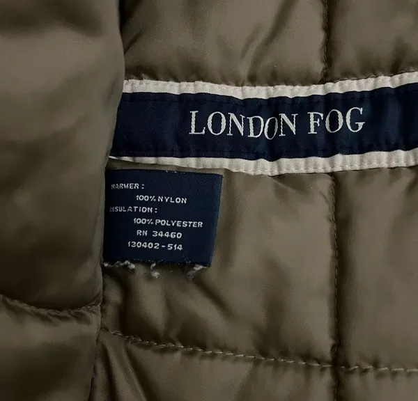 London Fog two in one Coat with zip out puffer M - Image 8