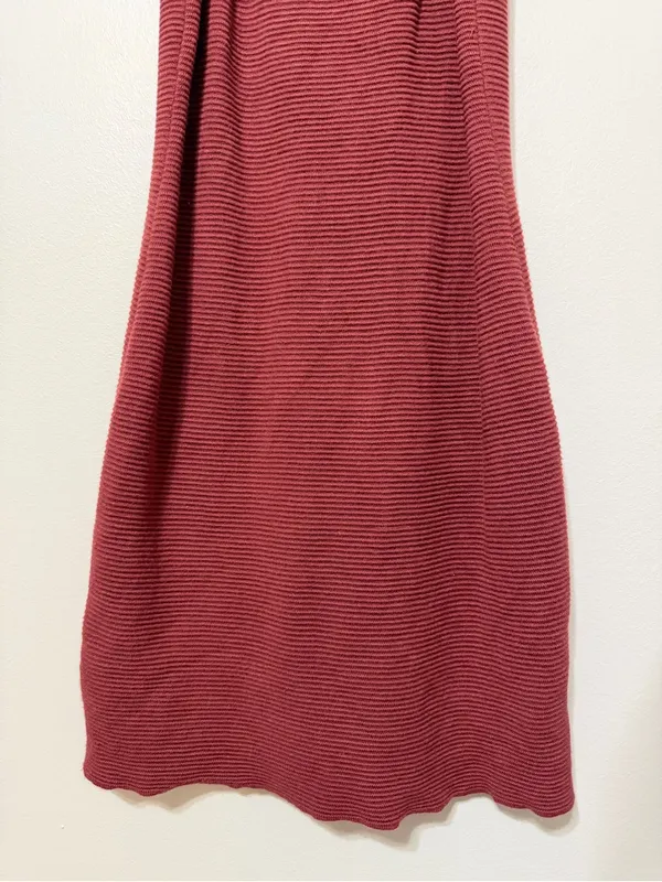 Abercrombie & Fitch Elevated Scuba Knit Ribbed Mini Bodycon Dress Size Medium - Image 6