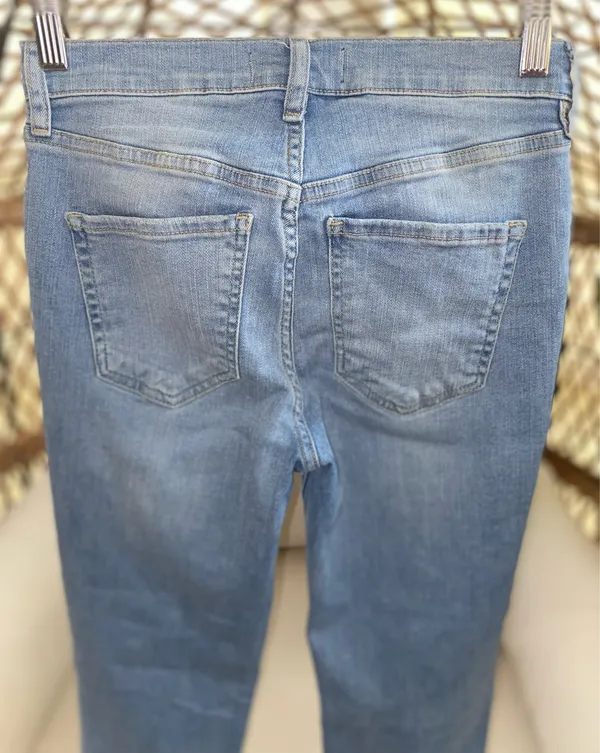 Free People We The Free Great Heights Frayed Skinny Jeans Size 26 - Image 8