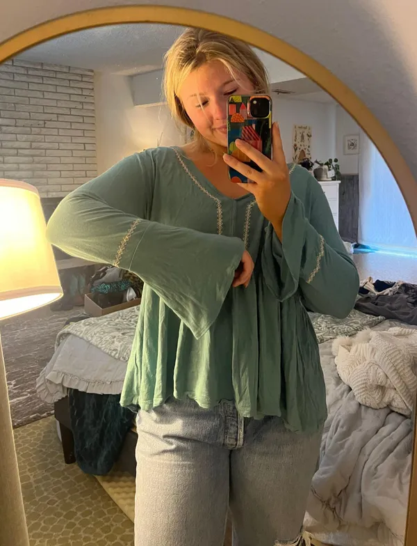 Retro Long Sleeve Top - Image 2