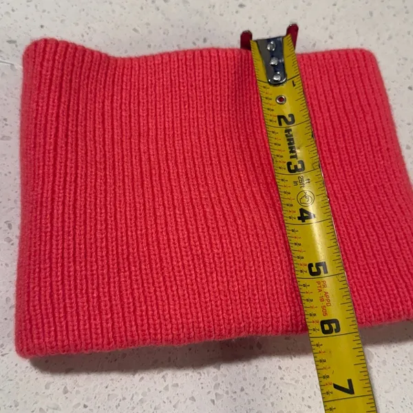 Kate Spade New York Pink Ribbed Knit Bow Headband Ear Warmer Wool Blend NWT‎ - Image 6