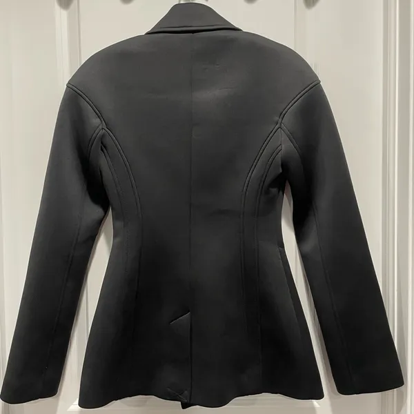 Zara Thick Fitted Black Blazer - Image 4