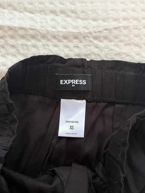 Express Black Jogger Business Pants - Image 4