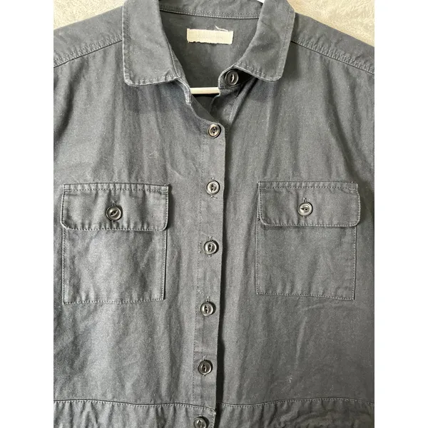 Outerknown S.E.A. Suit Utility Gray Short Sleeve Jumpsuit XS Organic‎ Cotton - Image 2