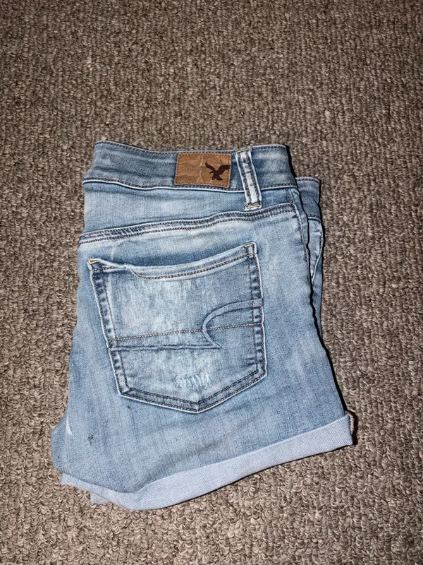 American Eagle Outfitters low rise jean shorts - Image 2