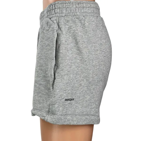 Pangaia Womens Gray High Rise Organic Cotton Pull On Lounge Mini Sweat Shorts XS - Image 2