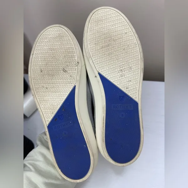 Rothy’s The Original Slip On Sneaker in Light Grey Sz 8 - Image 9