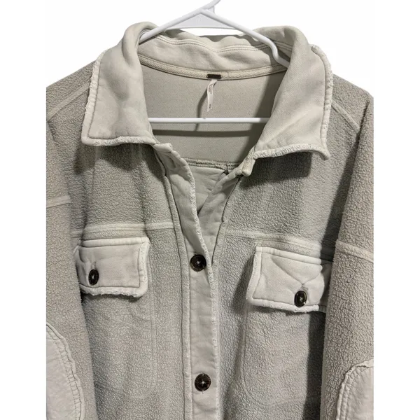 Free People Ruby Jacket Stone‎ Women's Size Medium - Image 3