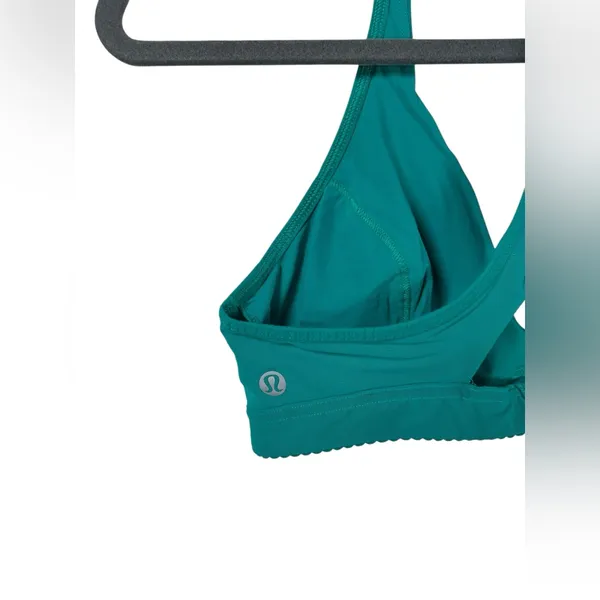 Lululemon All Day Breeze Bra Viridian Green Size 10 Strappy Sports Bra - Image 6