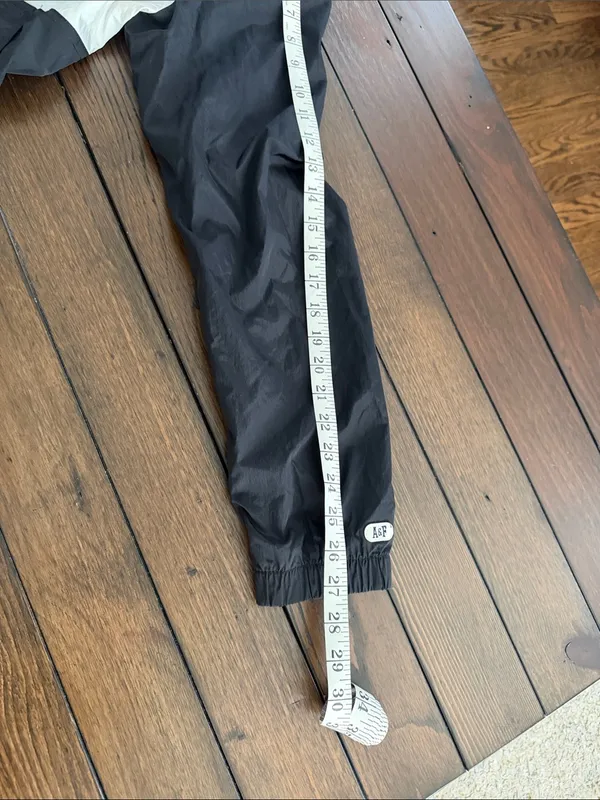 Abercrombie & Fitch Women Medium Black Full Zip Hooded Windbreaker Jacket - Image 10
