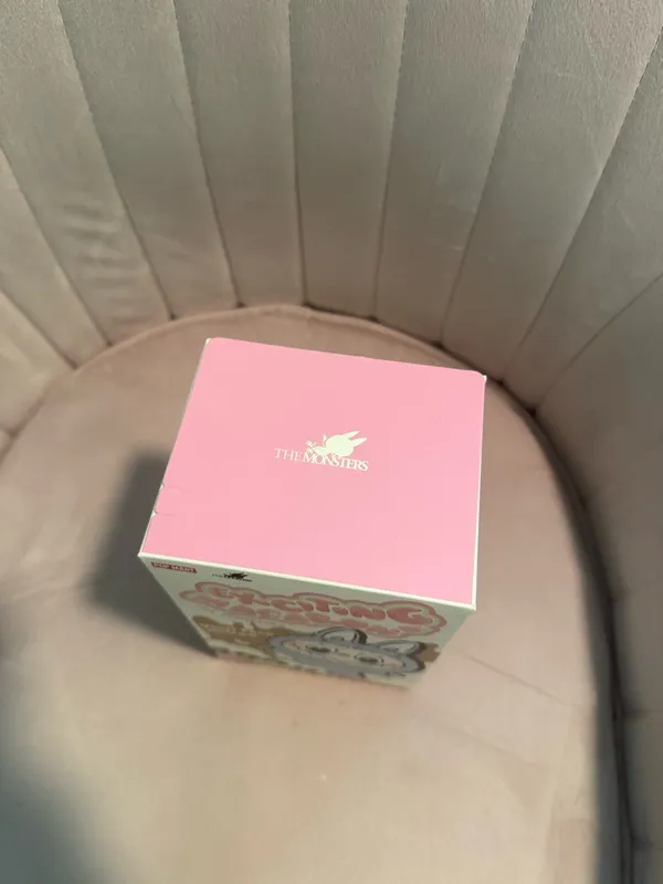 Authenticated POP MART Exciting Macaron Vinyl Labubu- Sesame Bean - Image 4