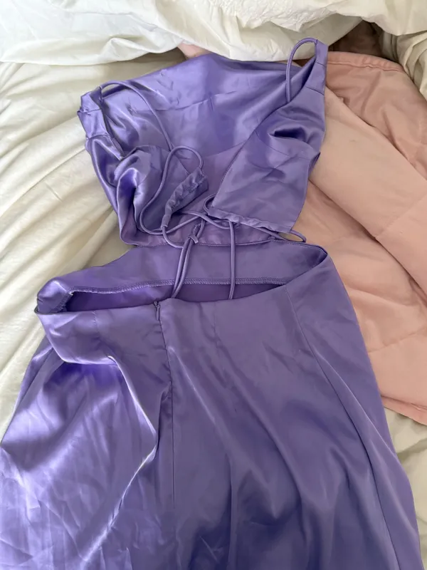 Purple Hoco Dress Size M - Image 2