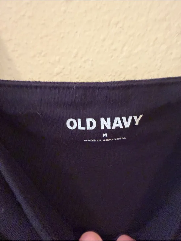 Old Navy Black Square Neck One-Piece Bodysuit NEVER WORN - Image 2