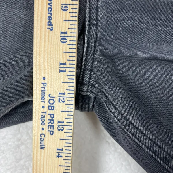 Abercrombie & Fitch 90s Straight Ultra High Rise Curve Love Jeans 27 4R Black - Image 6