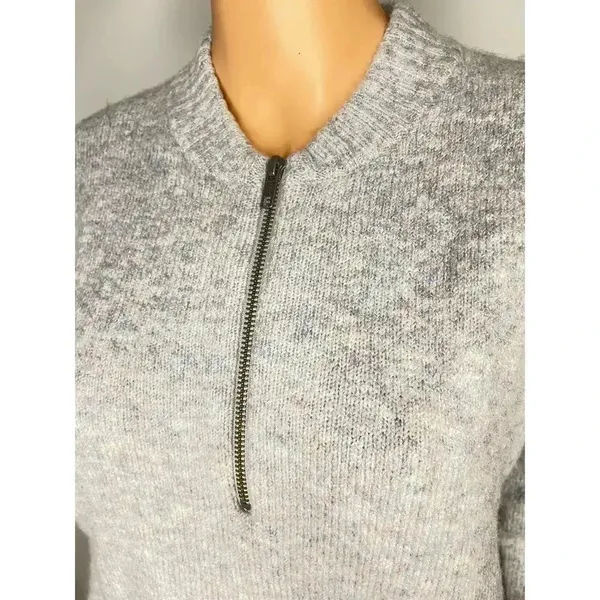 Madewell Women's York Half-Zip Pullover Sweater size S Neutral - Image 10