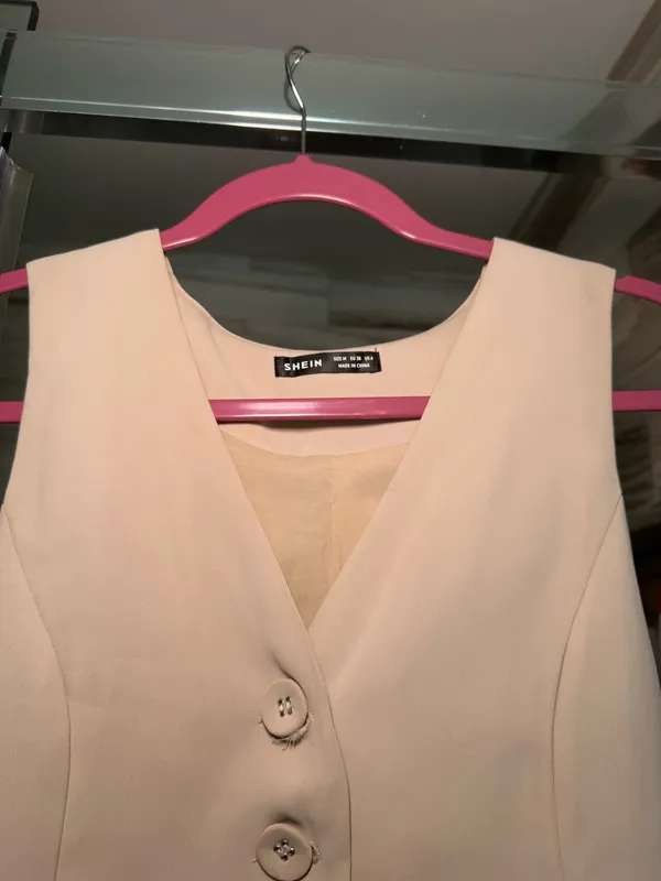 SheIn Tan Crop Top - Image 5