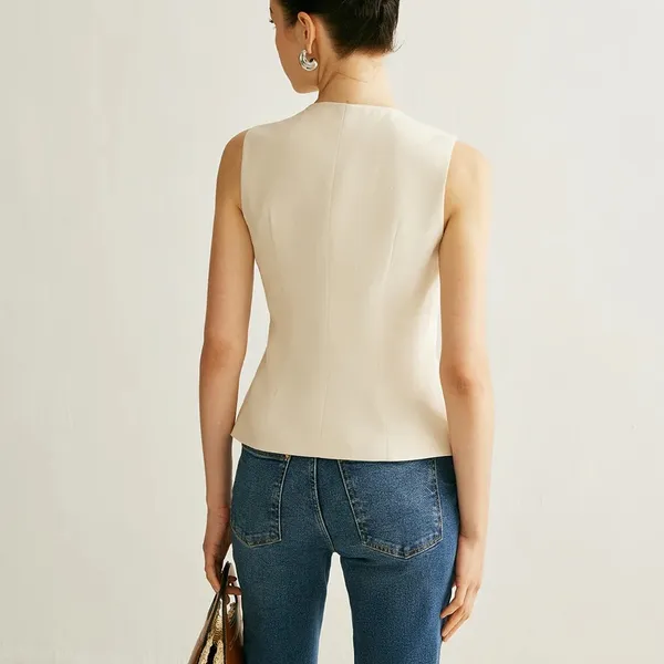 Commense Metal Detail Split Vest size xl - Image 2