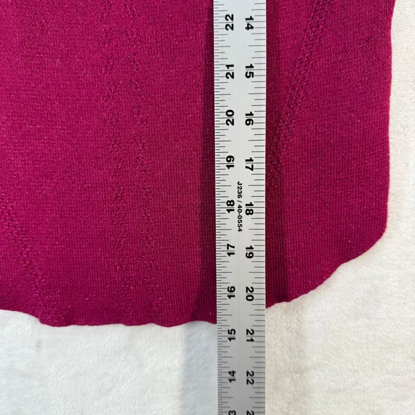 Maeve Anthropologie Top Bell Sleeve Square Neck Metallic Knit Blouse‎ Small - Image 4