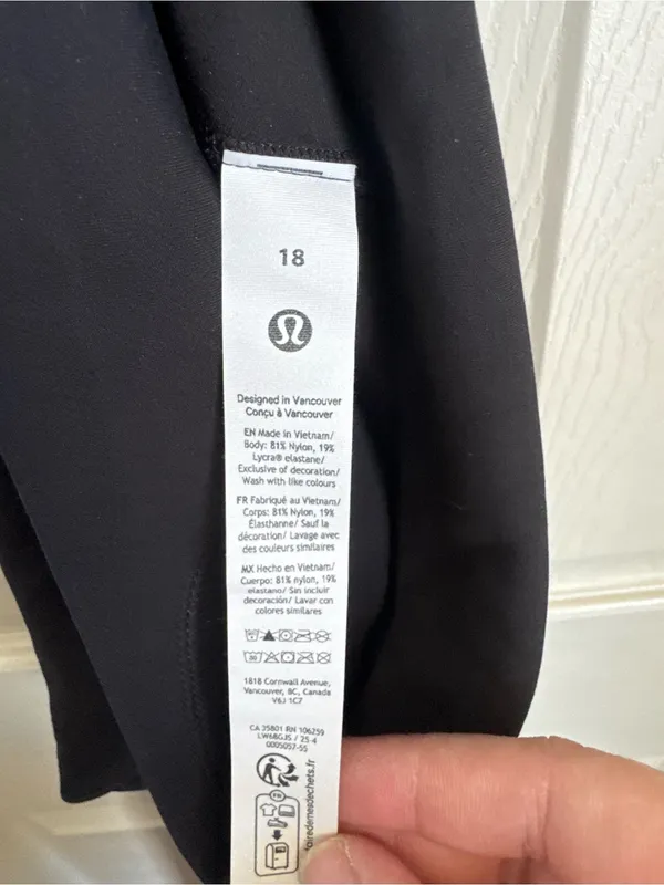 Lululemon Align Crop 23" Black Athletic Leggings - Image 5