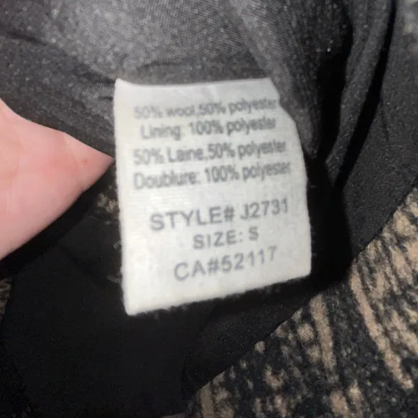 Funktational Long Sleeve Lagenlook Wool Blend Coat - Image 6