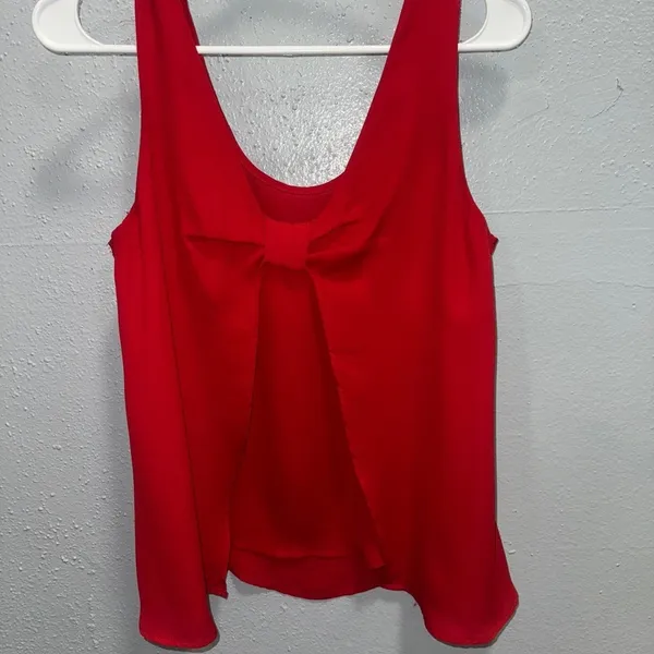 Charming Charlie‎ Red Sleeveless Tank Top - Image 4