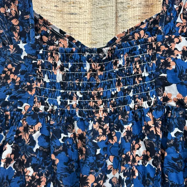 Free People Linen Blend Pattern Play Mini Dress - Image 12