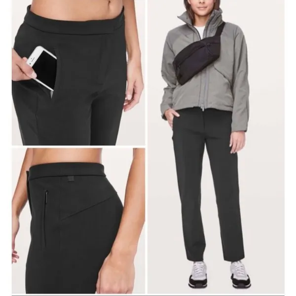 Lululemon on the move black straight fit pants 4 - Image 3