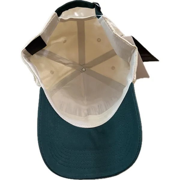 NWT Gameday Hat Vintage Embroidered Cream Green Trucker Snapback Baseball Cap - Image 5