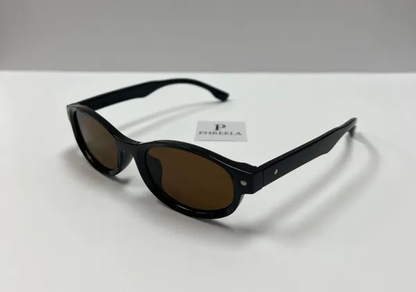 Small oval brown sunglasses / round sunglasses - Image 2