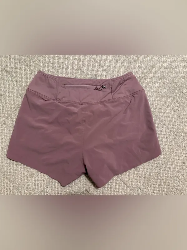 PATAGONIA Women's Dusty Purple High-Rise Strider Pro Shorts Size XXS - Image 3