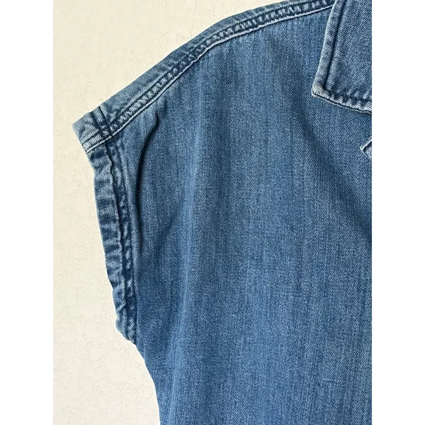 Lucky Brand Dolman Popover Denim Shirt Dress XS - Image 6