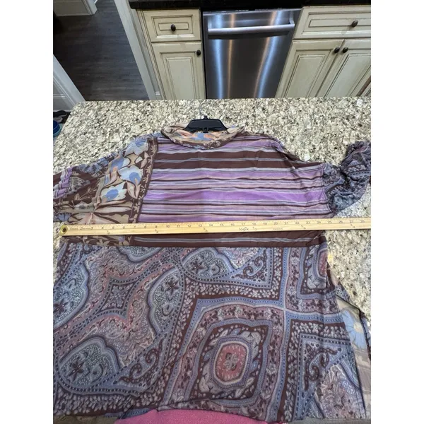 Free People Naomi Maxi Top is a button-front shirt dress Size Small Sheer - Image 10