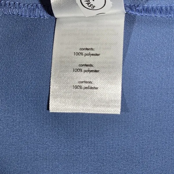 WeWoreWhat Cowl Midi‎ Satin Charmeuse Dress Slate Blue WWD18-1 Size 00 NWT - Image 6