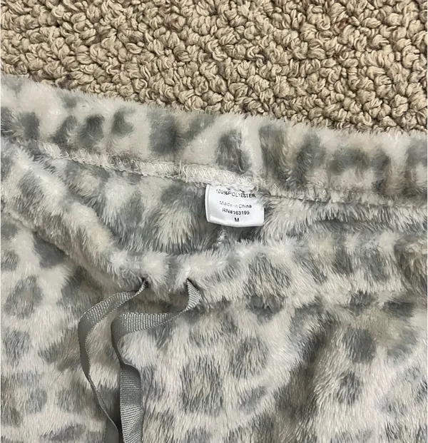 Leopard print lounge pants Gray Size M - Image 3