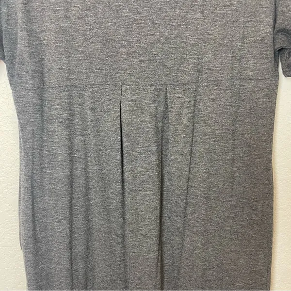 Amazon HUSK ARY Easy Charcoal Gray V-Neck Maxi Dress w/Pockets Size L - Image 9