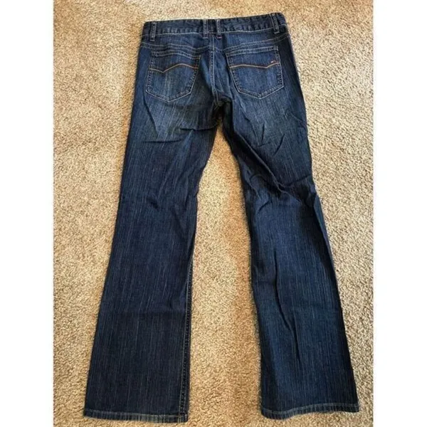 Tommy Hilfiger Classic Boot Cut Dark Wash Denim Jeans Size 6R‎ - Image 2