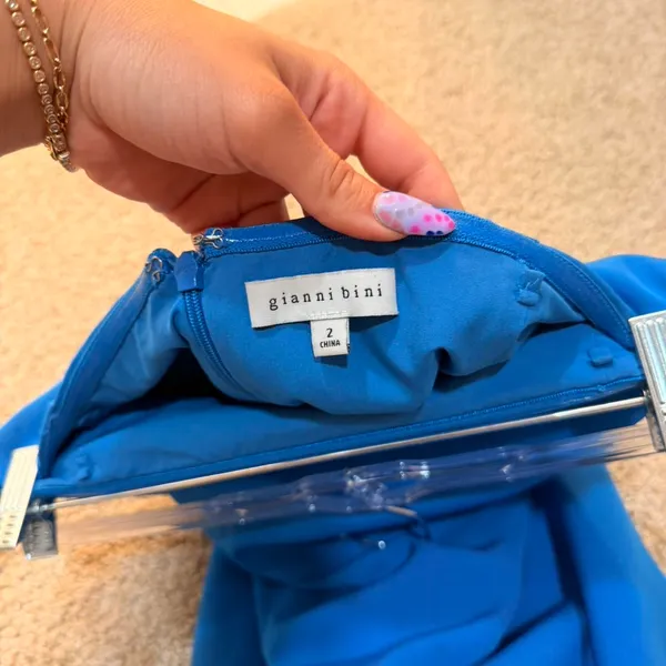 Gianni Bini blue mini dress - Image 4