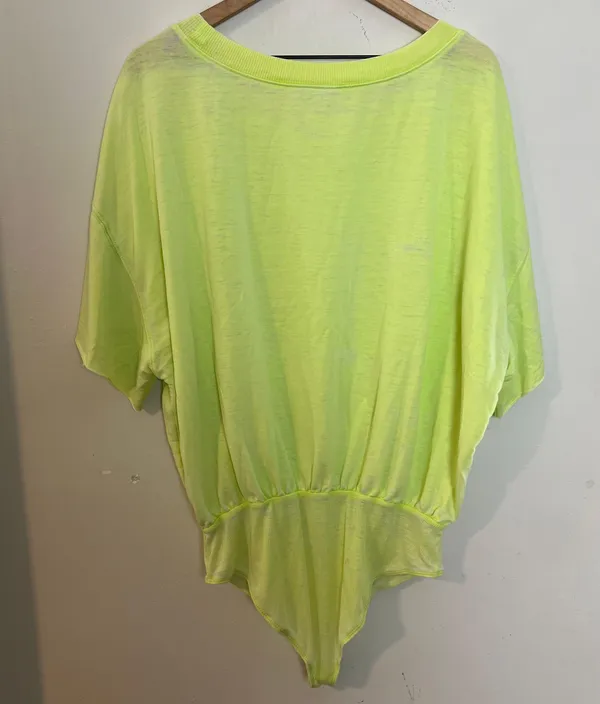 Free People - Cozy Cool Girl Bodysuit Neon Lighting Bug Oversized - Image 7