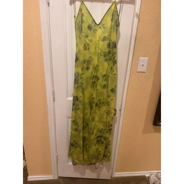 ZARA PRINTED MIDI DRESS GREEN, Size XL NEW WITH TAG - Image 6