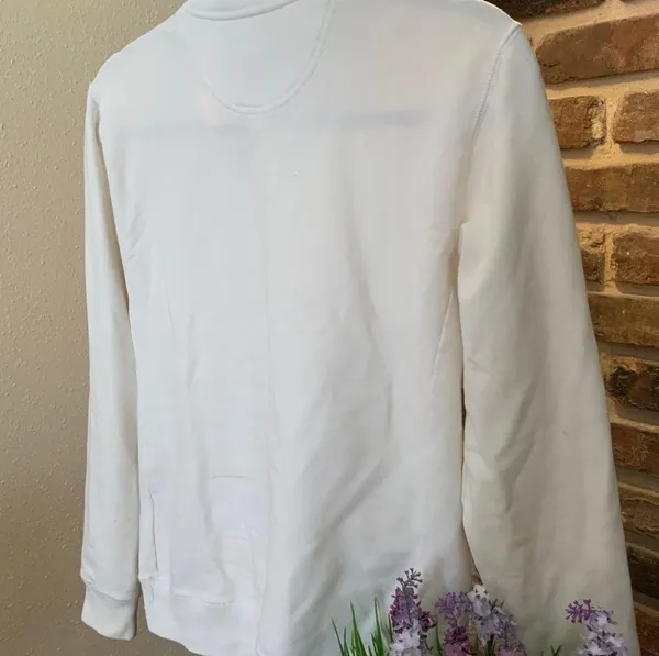 sport white sweatshirt - Image 4