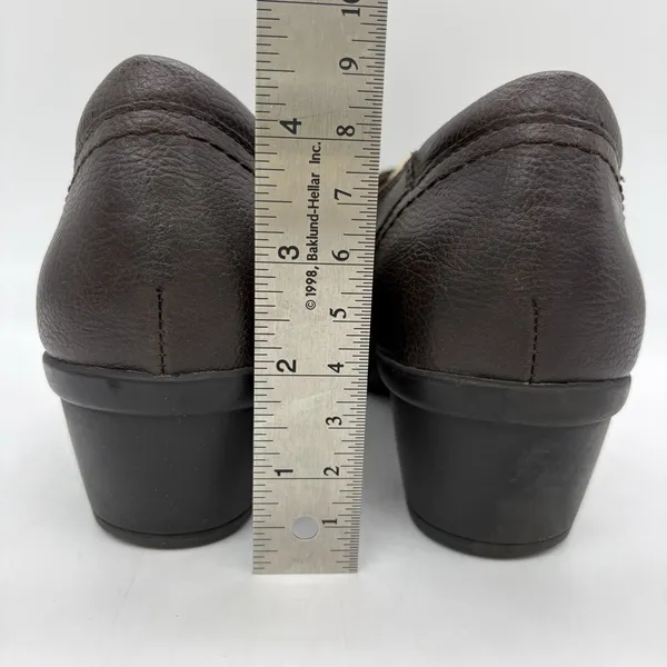 Earth Origins Womens 10W Shoes Rosario Loafers‎ Brown Low-Heel Slip-On Comfort - Image 5