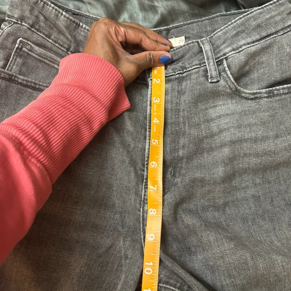 Levi’s women’s 721 high rise skinny jeans gray black denim size 29 - Image 11