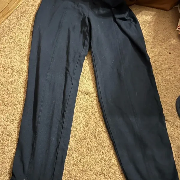 H by‎ halston pull on blue pants L - Image 4