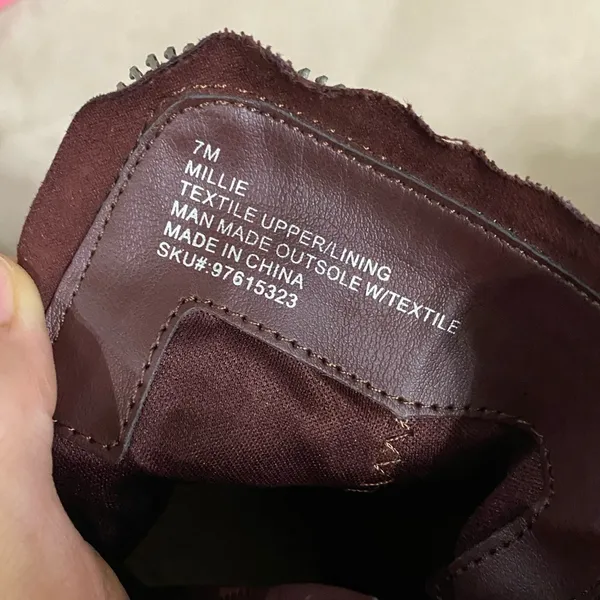 Dolcetta Millie Burgundy Open Toe Ankle Booties Size 7 - Image 3